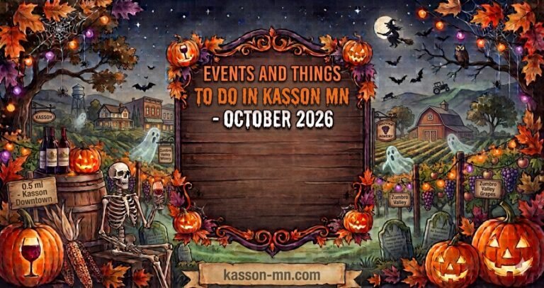 Read more about the article Events and Things to do in Kasson Minnesota in October 2026